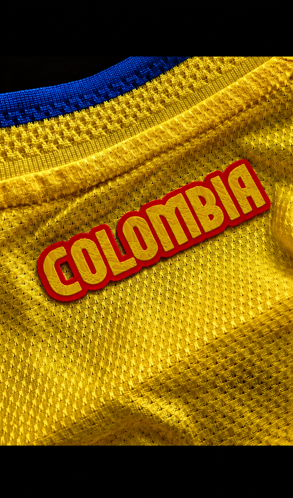Camiseta Colombia Amarilla Hombre 2026