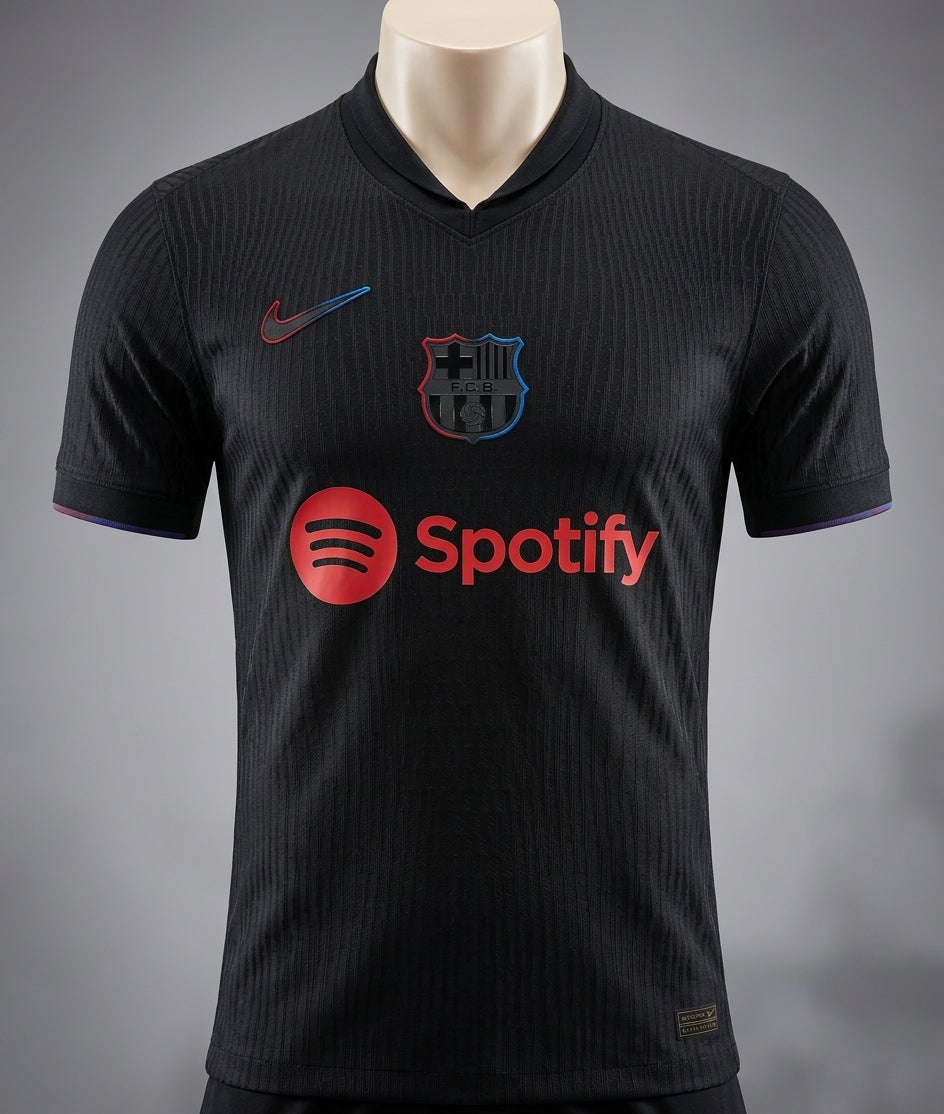 CAMISETA BARCELONA NEGRA PLAYER 24/25