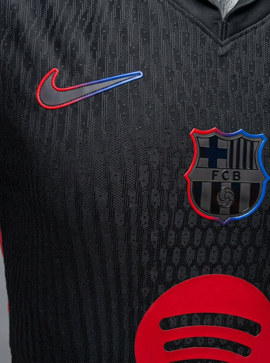 CAMISETA BARCELONA NEGRA PLAYER 24/25