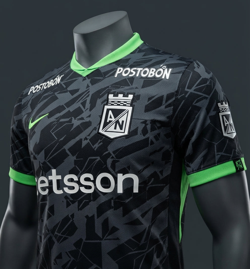 CAMISETA ATLTICO NACIONAL NEGRA 2026