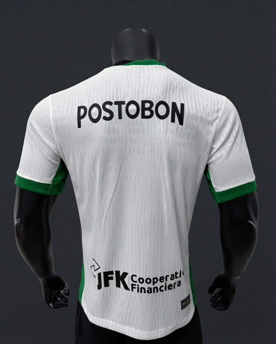 Camiseta Atlético Nacional — Visitante Blanca 2026
