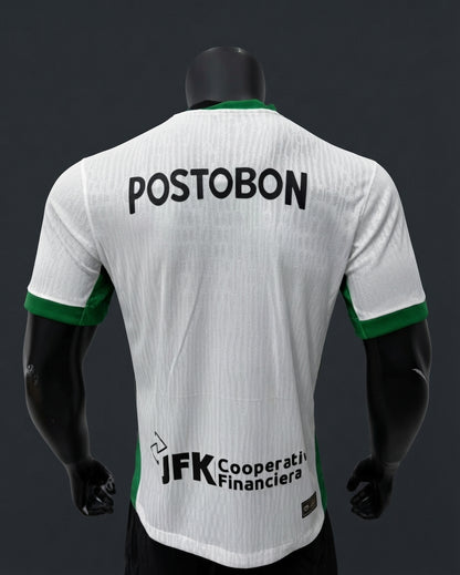 Camiseta Atlético Nacional — Visitante Blanca 2026